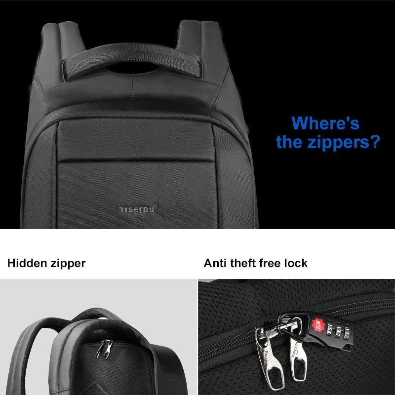 Tigernu Backpacks For Men For Women 14-15.6 Laptop Backpack Bag Anti Theft Backpack Travel Backpack For School Mochilas Knapsack