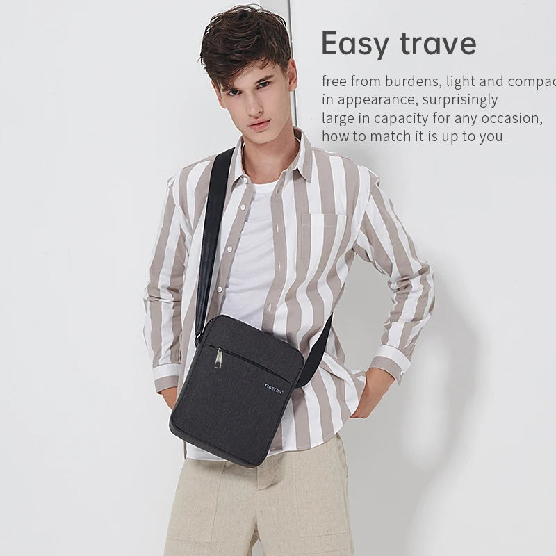 Tigernu HOT SELLING Bags For Men Messenger Bag Casual Shoulder Pack Male Crossbody Bolsa Mini Bag Sling Bags Ipad Travel Package