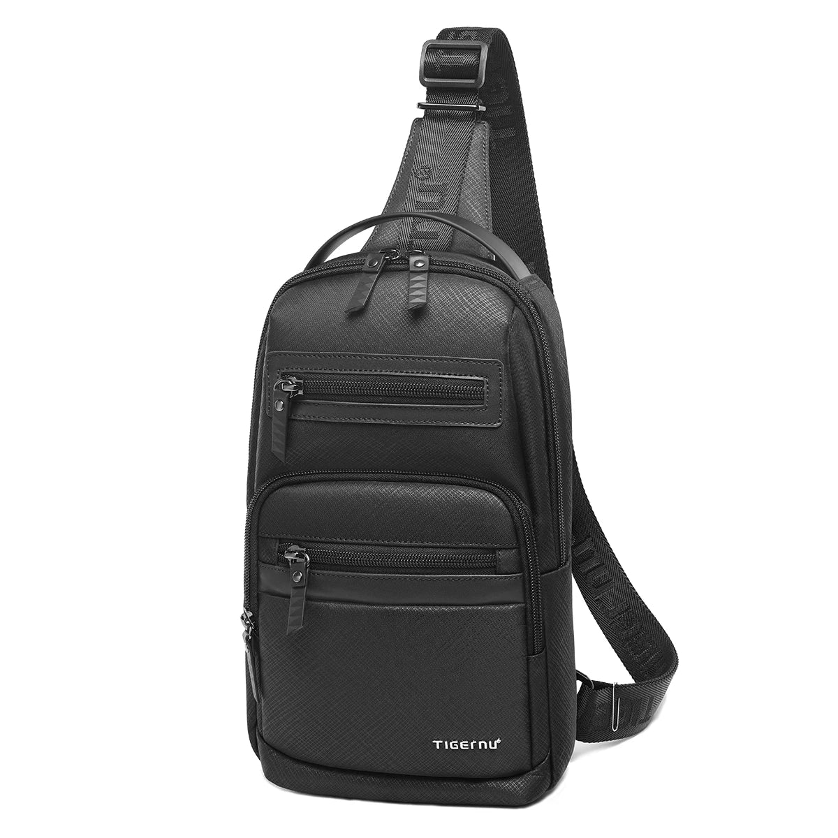 Tigernu Men Sling Chest Bag 7.9 Inch Tablet Crossbody Bag Anti Wrinkle Waterproof For Daily Travel