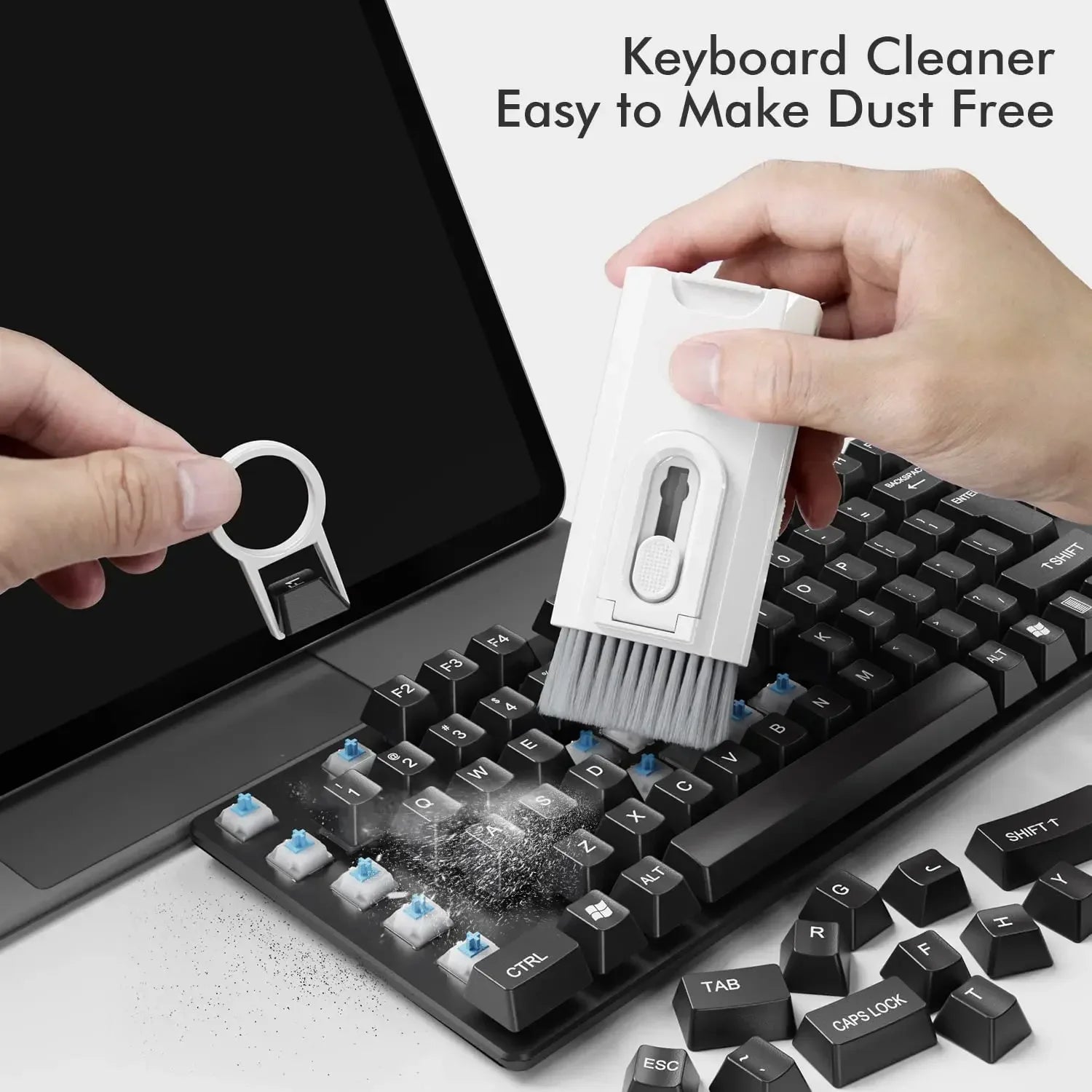 Q8 Electronic Cleaner Kit Screen Cleaner Multifunctional Cleaning Brush for Earphone Keyboard Laptop Phone PC Monitor Camera