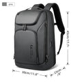 HK New Arrival Spacious Travel Backpack 17.3 inch Laptop Backpack For Men Big Capacity Waterproof Commuting Rucksacks With USB