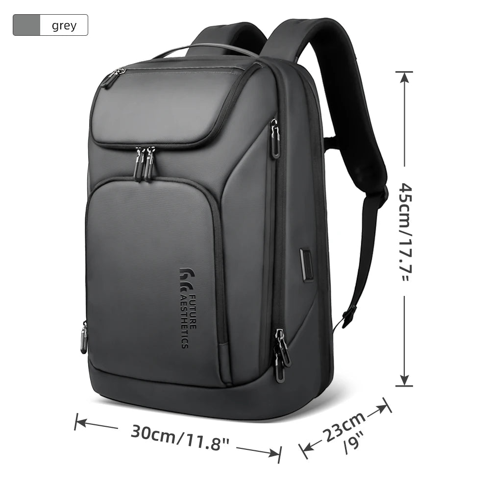 HK New Arrival Spacious Travel Backpack 17.3 inch Laptop Backpack For Men Big Capacity Waterproof Commuting Rucksacks With USB