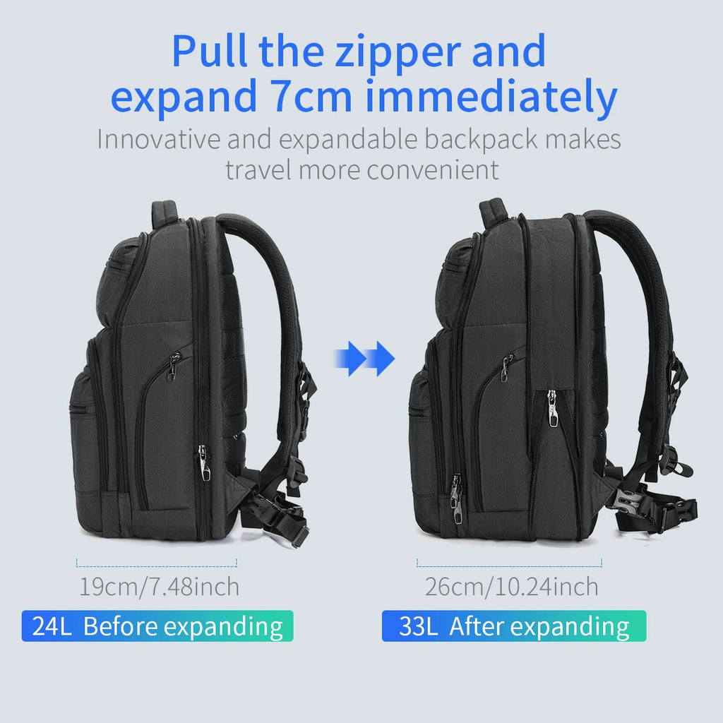 Tigernu Anti Theft Men Backpacks USB Charger Mochila 15.6inch Laptop Backpack Travel Backpacks Casual College Schoolbag Knapsack