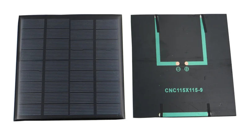 6V 9V 18V Solar Panel Outdoor DIY Battery Charger Portable 2W 6W 10W Solar Cell USB Power Bank for Mobile Phone Hiking Camping