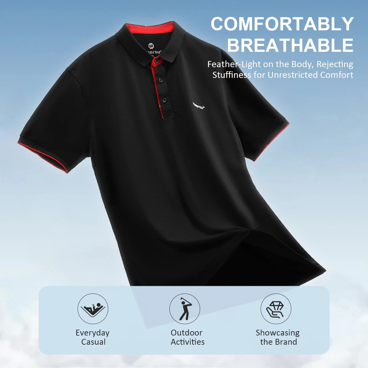 Tigernu Brand Men‘ s Shirt  Woman Clothing Casual Polo Shirts For Women High Quality Men's Clothing T-shirt For Men For Women