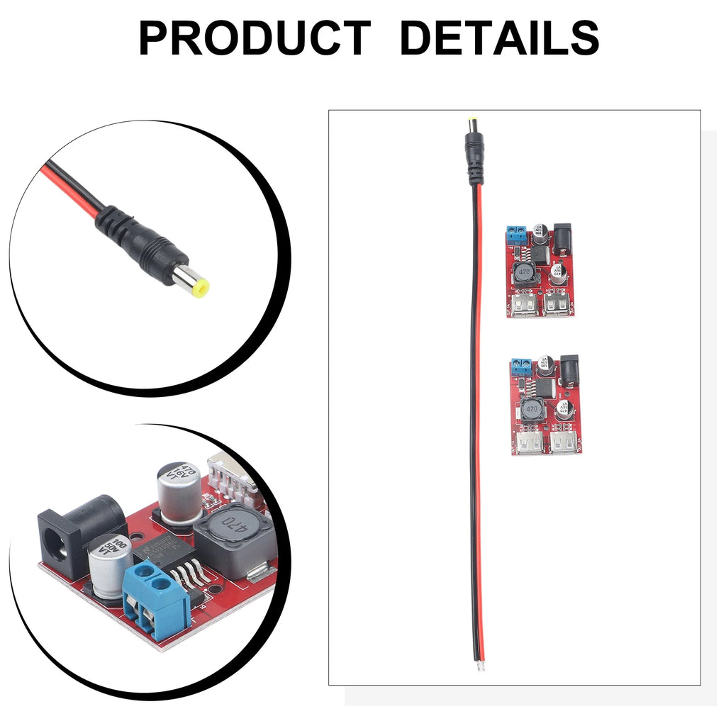 Solar Controller Charger 3A Dual USB Output Module With Automatic Charging Board For 6V-40V DC Solar Panels And USB 5V Devices