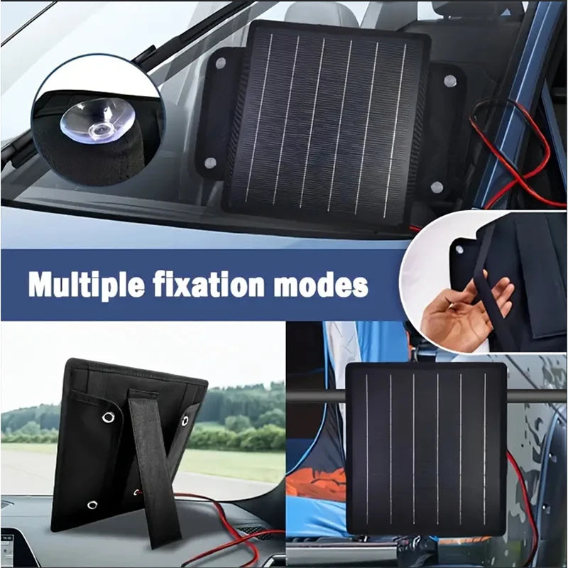 50W Solar Panel Trickle Charger For Car Battery Solar Battery Maintainer Car Truck Boat RV Motorcycle Marine Trailer Power Bank