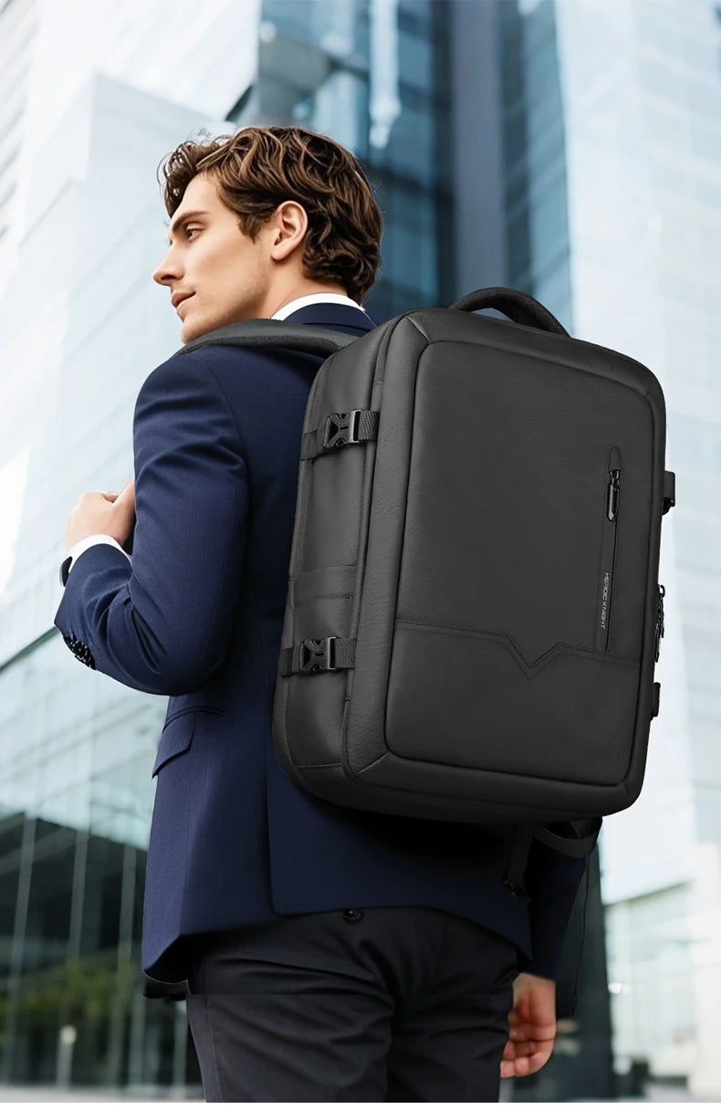 HK Travel Boarding Backpack Multifunctional 17 inch Laptop Bag Large Capacity Business Backpack Leisure Computer Bag Short Trip