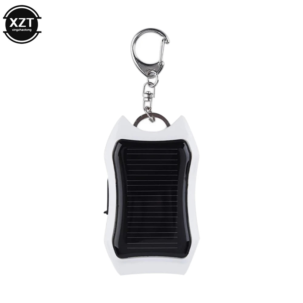 New 1000mAH Solar Keychain Solar Charger Mobile Power Supply Energy Saving Charger/Battery Power Bank For Cellphones Accessories