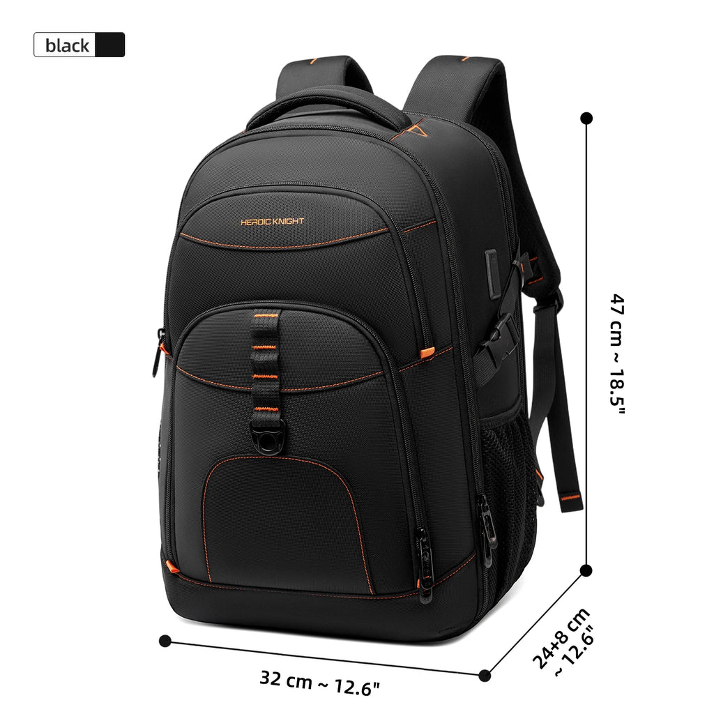 HK Waterproof Hiking Backpack Male Multifunctional Sports Camping Bag for Men Large Capacity Outdoor Rucksack with Bottle Holder