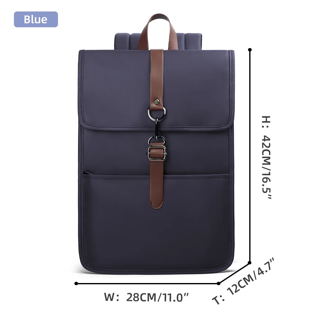 HK Classic Business Backpack For Men Casual 15.6 Inch Laptop Bag With USB Waterproof College School Bags Work Office Rucksacks