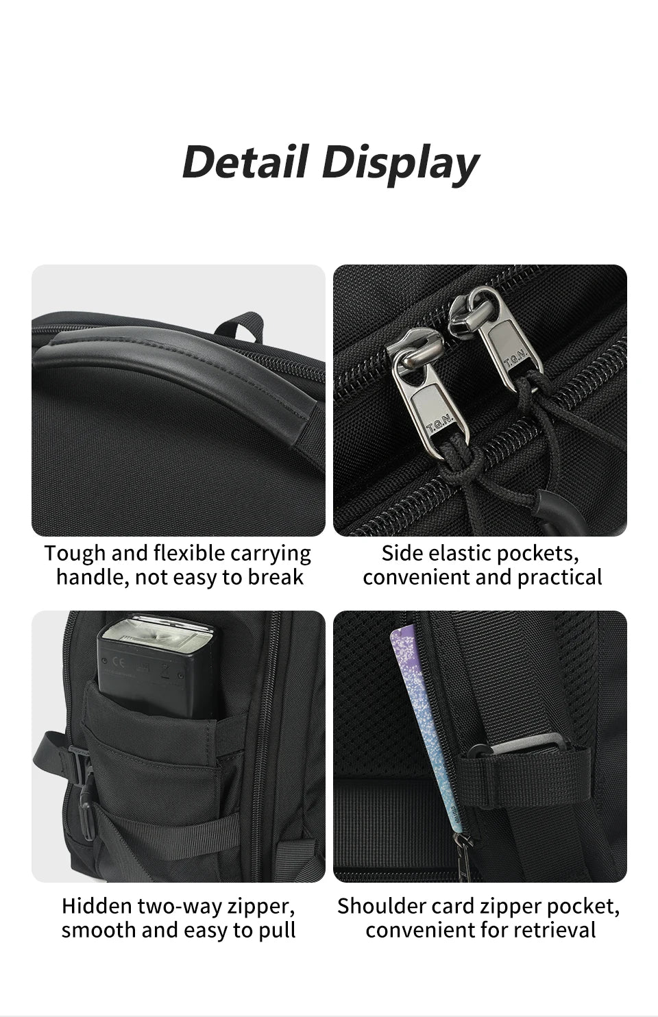 Tigernu Backpacks Men Camera Backpack 14 15.6inch Laptop Backpacks Drone Package Waterproof Cover Travel Backpack Bags Knapsack