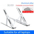 YYLM N3 Desktop Portable Aluminum Alloy Laptop Stand Foldable Heightened For iPad Bracket Notebook Metal Cooling Base In Stock