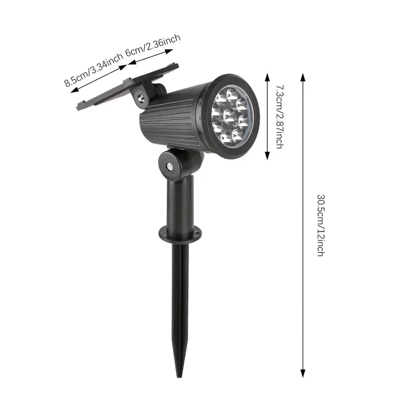 Solar Powered Tree Lighting Outdoor Lights Courtyard Lawn Lights Home Garden Lighting Decorative Landscape Atmosphere Lights