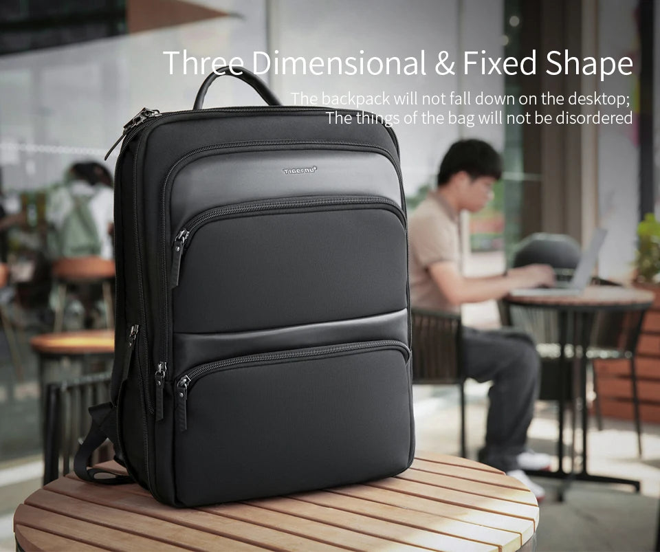 Tigernu Backpack Men Travel Backpack Thin Backpack Male Laptop Backpack Expandable Bag For School Outdoor Business Bags Knapsack