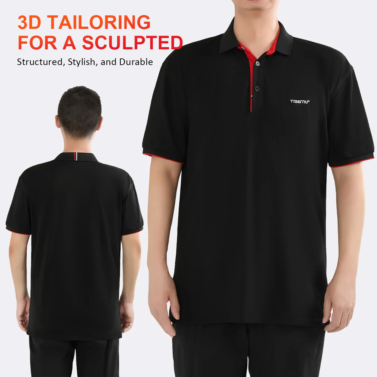 Tigernu Brand Men‘ s Shirt  Woman Clothing Casual Polo Shirts For Women High Quality Men's Clothing T-shirt For Men For Women