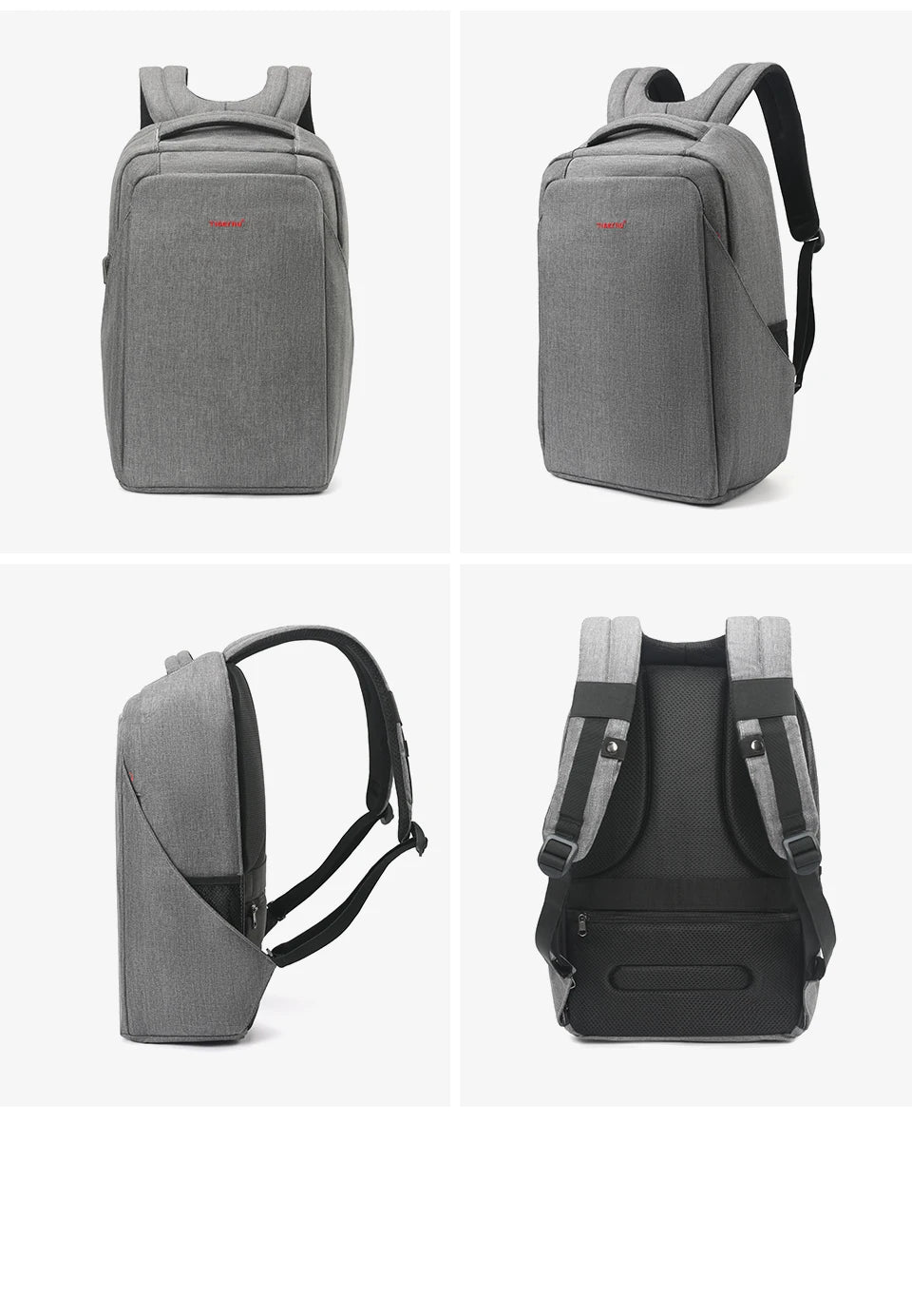 Tigernu Men Anti Theft Backpack 15.6inch Laptop Backpack Bags With USB Port Travel Bags Male Mochila Casual Schoolbags Knapsack
