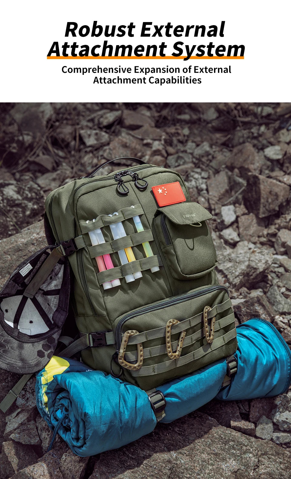 Tigernu Tactical Backpack Men Camping Trekking Fishing Bag Waterproof Rucksacks Travel Hunting Backpacks Outdoor Bags Knapsacks