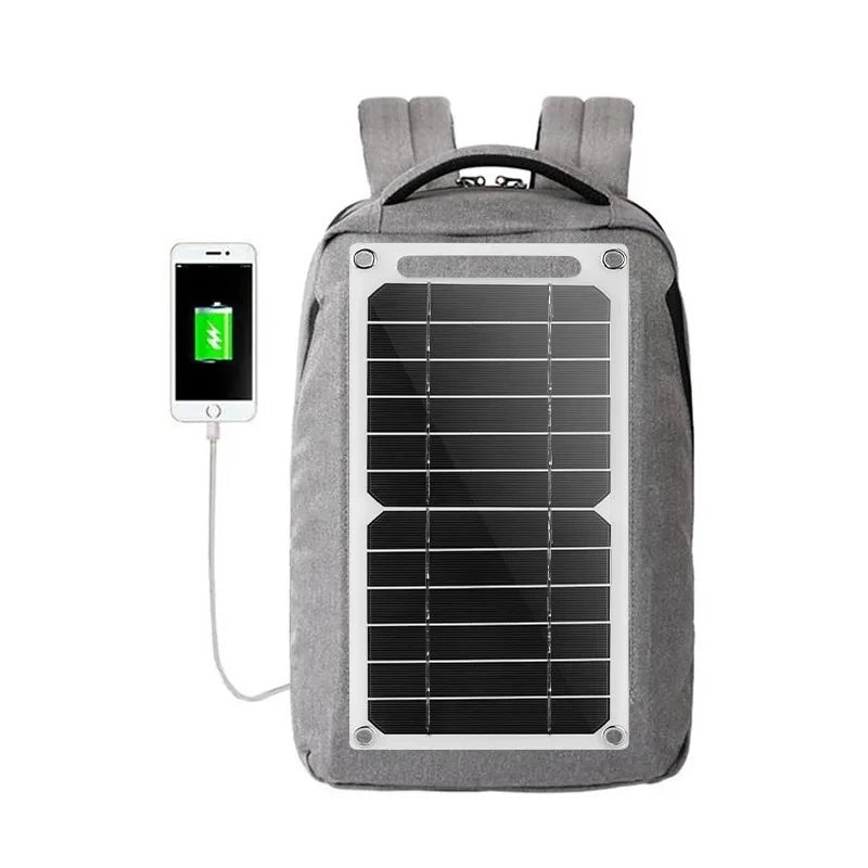 5V Flexible Solar USB Charger Photovoltaic Power Soft Panel Emergency Outdoor Charger for Mobile Phone Fan Power Bank Must-Have