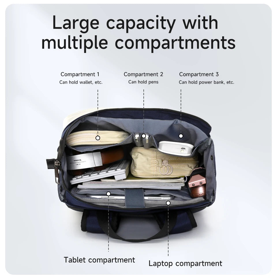 Tigernu Women Backpacks Fashion School Backpack Girls Bags 15.6'' Laptop Backpack For Women Bags Outdoor Knapsack Female Handbag