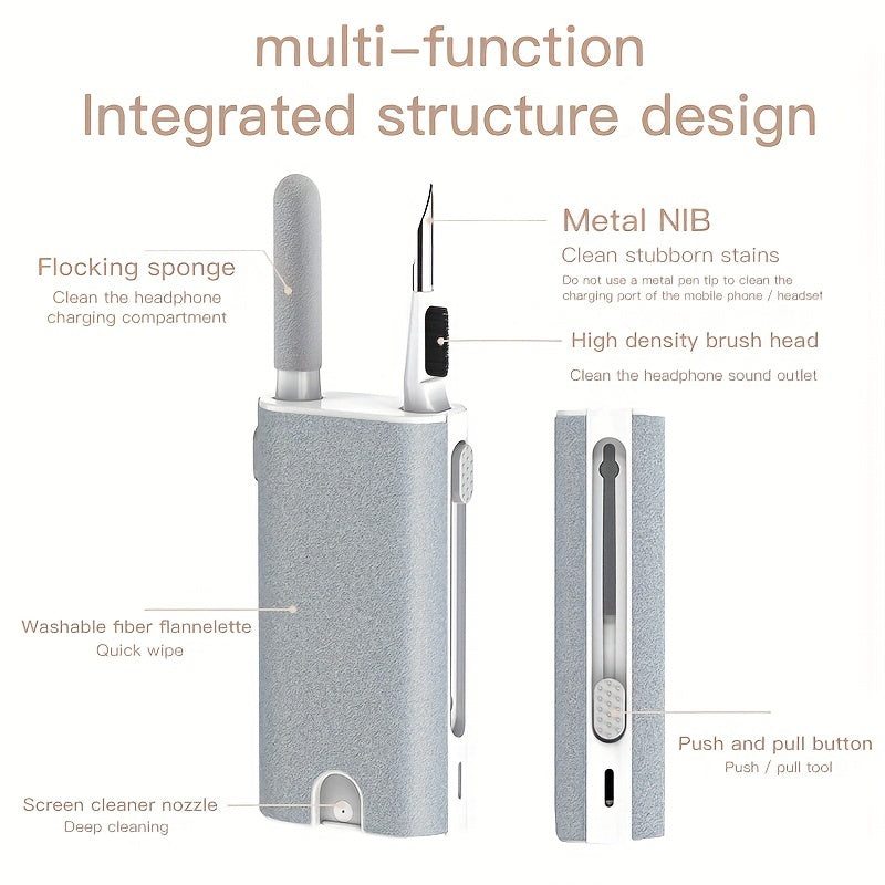 Multifunctional Cleaning Kit Mobile Phone Earphone Cleaning Brush Pen, Camera Phone Laptop  Cleaning Tool, Portable Cleaning Pen
