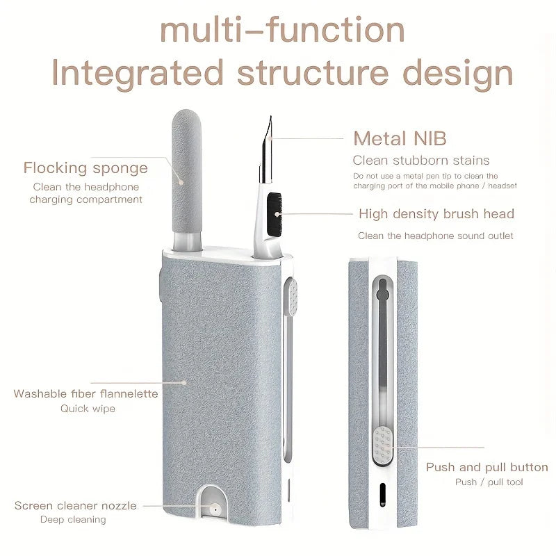 Multifunctional Cleaning Kit Mobile Phone Earphone Cleaning Brush Pen, Camera Phone Laptop  Cleaning Tool, Portable Cleaning Pen