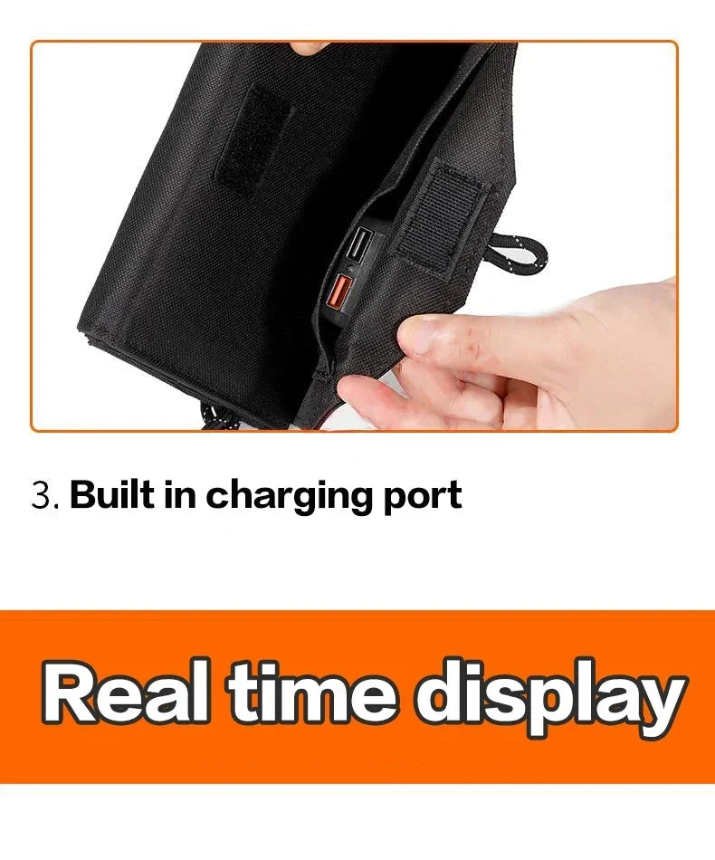 1000W Foldable Solar Panel USB Type C Mobile Phone Charging Outdoor PC Hiking Camping Portable Battery Bank Charging Christmas