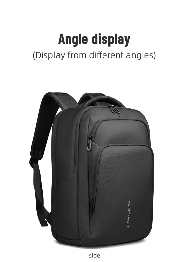 HK Multifunctional Business Backpack Men Large Capacity Travel Backpack Waterproof 17.3" Laptop Bag With USB Office Work Daypack