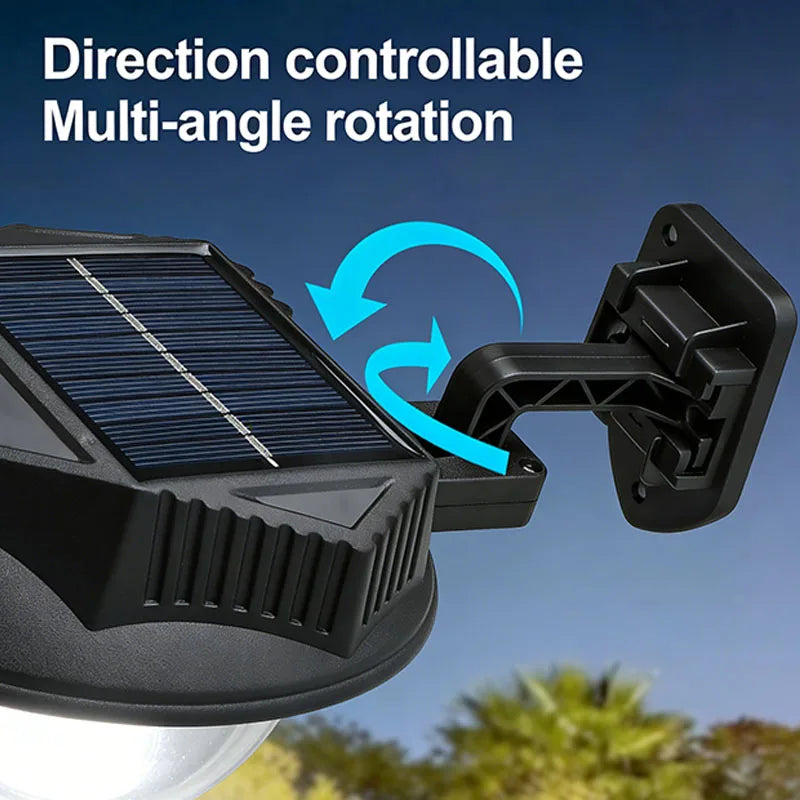 Solar Lights for Outside 4Modes Split Motion Sensor Outdoor Lights Outdoor Waterproof IP65 Solar Lights for Yard Patio Garden