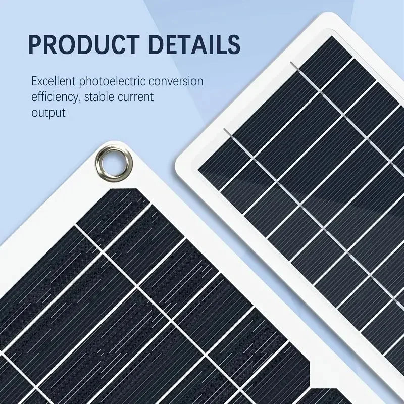 5W 10W 30W MINI 60W Solar panel USB 5V portable solar charger, suitable for mobile phones, outdoor use, powered by solar energy