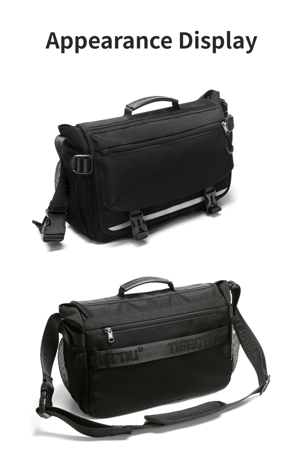 Tigernu Men's Shoulder Bags Waterproof Camera Bag Fashion Messenger Bags For Men Crossbody Bags Outdoor Pack Video Bags Travel