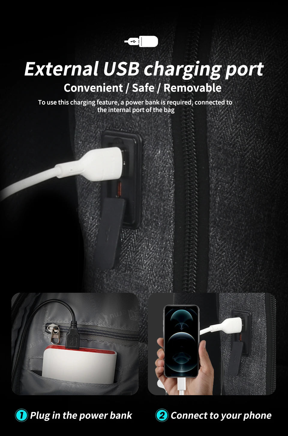Tigernu Backpack Men Anti theft 15.6" Laptop Backpack Men Waterproof Bags Male Travel Backpack USB Charging School Backpack Bags