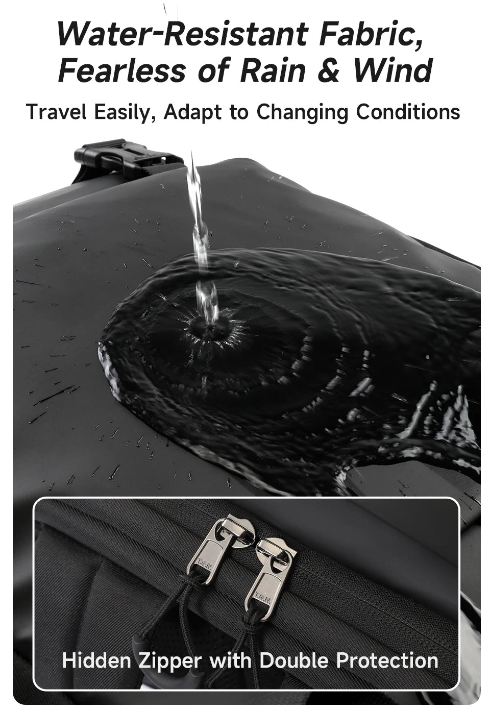 Tigernu Travel Backpack Male TPU Waterproof Backpack Men Bags Expandable Men's Backpack Business Bags School Backpack