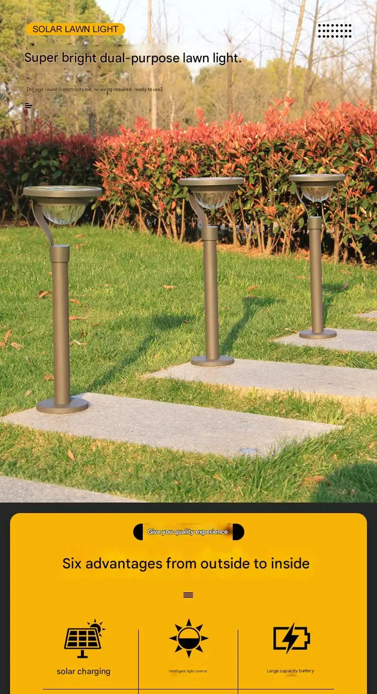 Solar Pathway Lights Outdoor Waterproof Super Bright Path Lights for Garden Backyard Walkway Driveway Decor Solar Landscape Lamp
