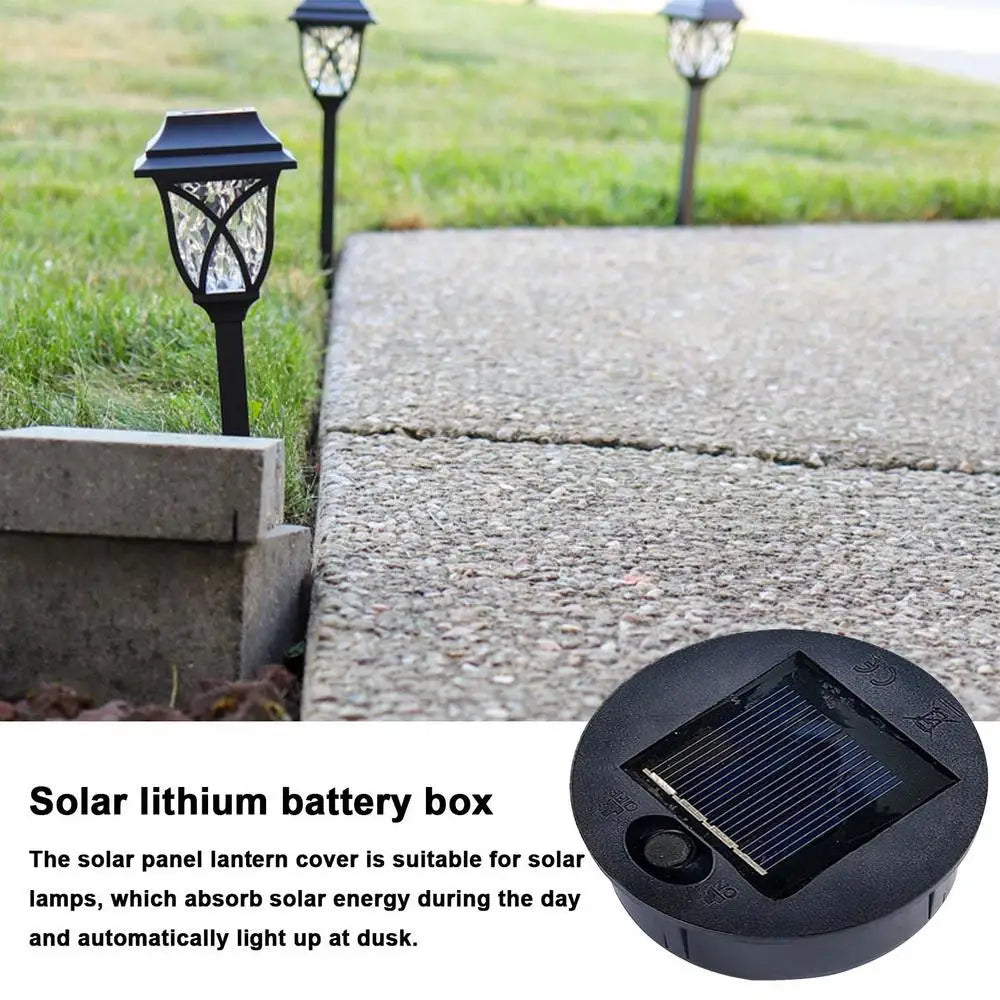 Solar Lights Replacement Top Solar Panel Lantern Waterproof LED Bulbs Solar Panel With Switchs For Outdoor Hanging Lanterns
