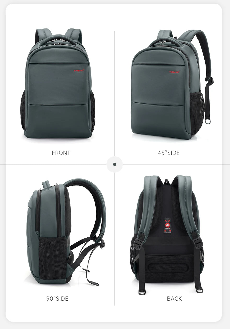Tigernu Anti Theft Backpack For Women Large Capacity 15.6inch Laptop Backpack Bag Travel Bag Schoolbag For Women Girls