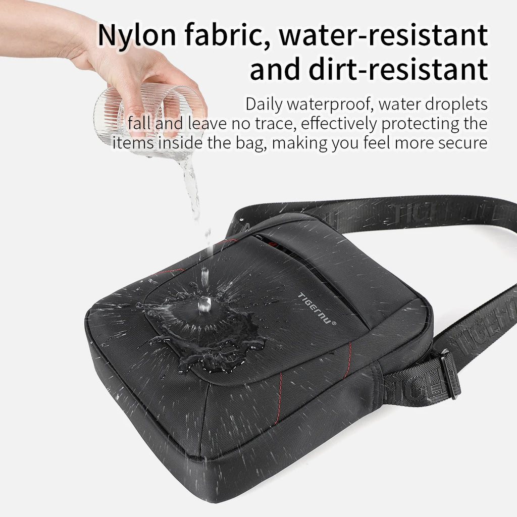 Tigernu Shoulder Bags For Men Business Messenger Bag 10inch Ipad Bags Male Crossbody Bags Handbag Casual Travel Bags Sling Pack
