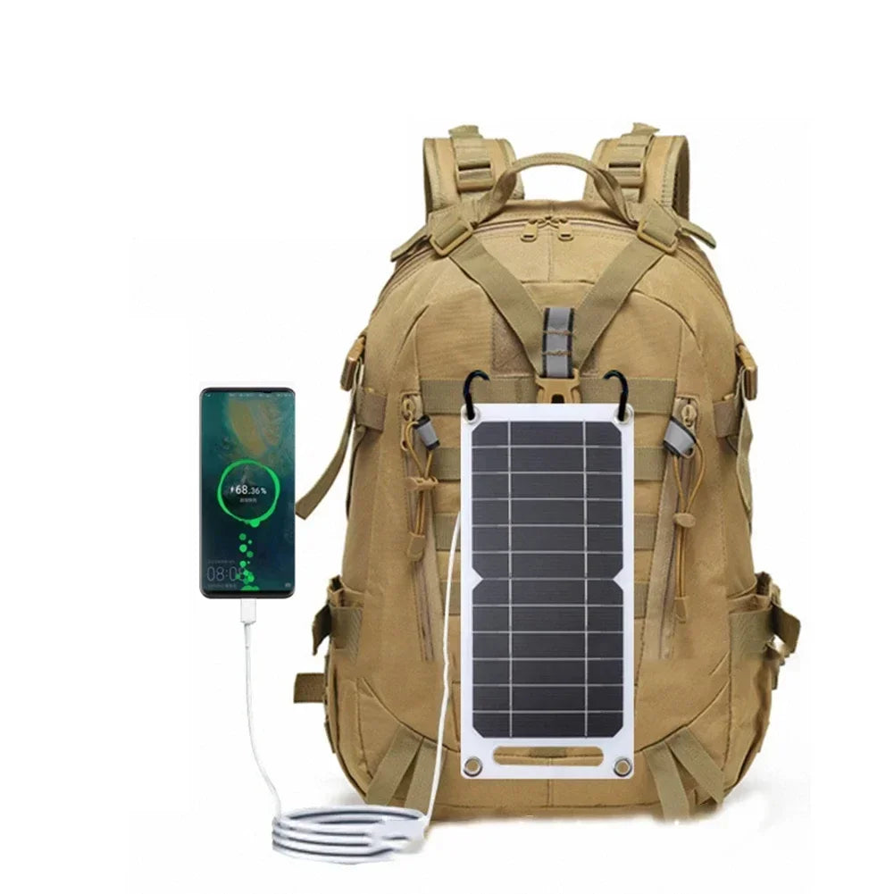35W Foldable Solar Charger Dual USB with Smart Charge Tech for Power Bank,iPhone,Camping,RV,Emergency&Outdoor Travel Accessories