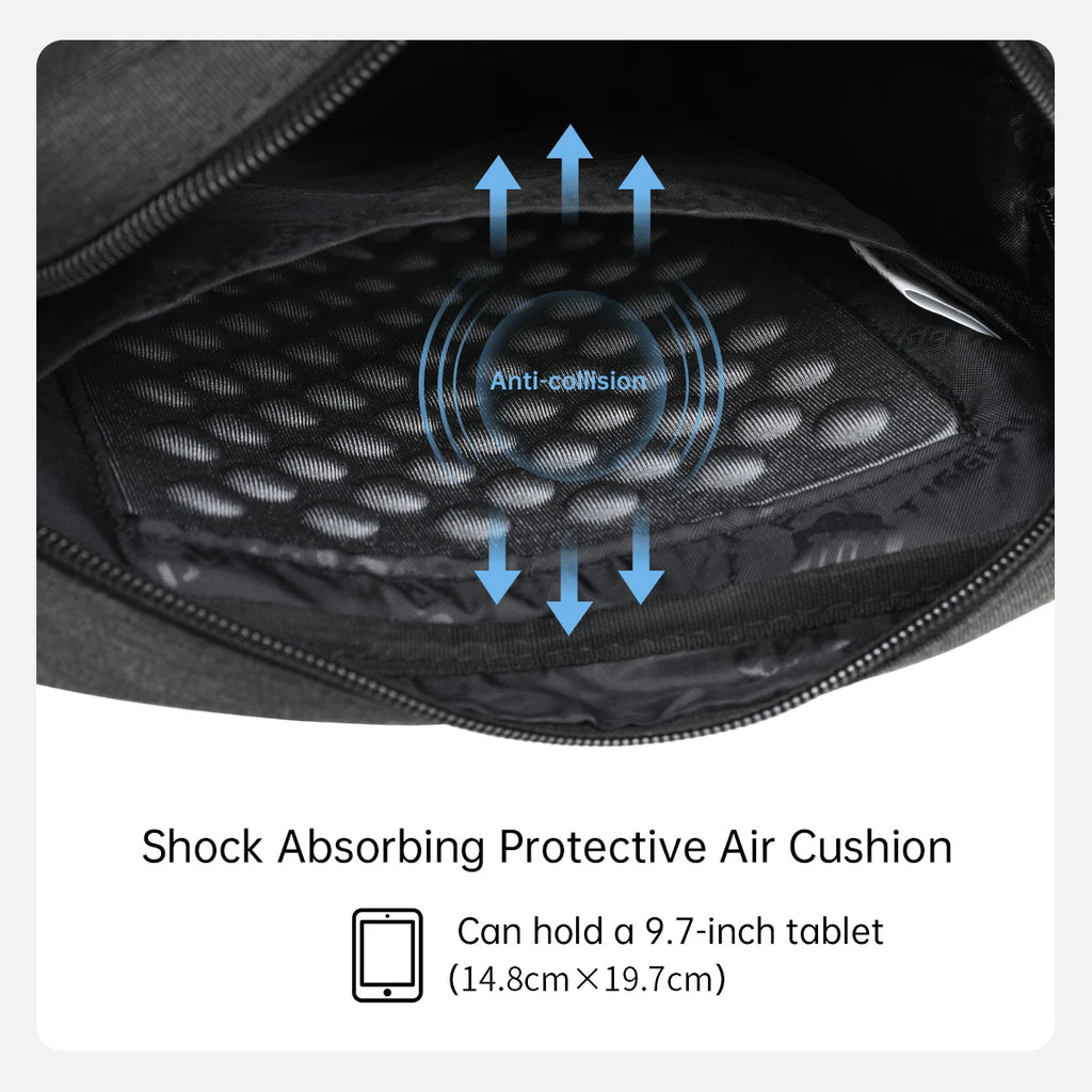 Tigernu Men's Messenger Bags Men Mini Bag For Business Shoulder Bag Male Casual Crossbody Bag College Travel Sling Bags For Men