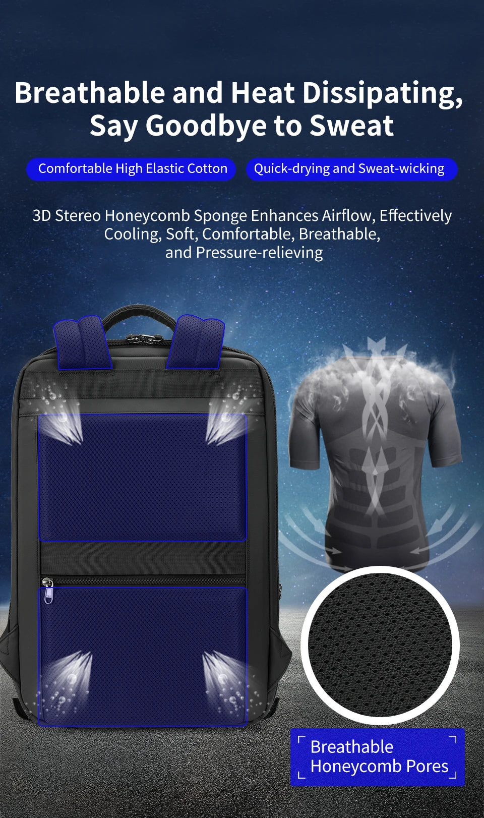 Tigernu Business Backpack For Men Laptop Backpack Hard Shell Bags Male Travel Backpack Bag Expandable Bag Thin Backpack Knapsack