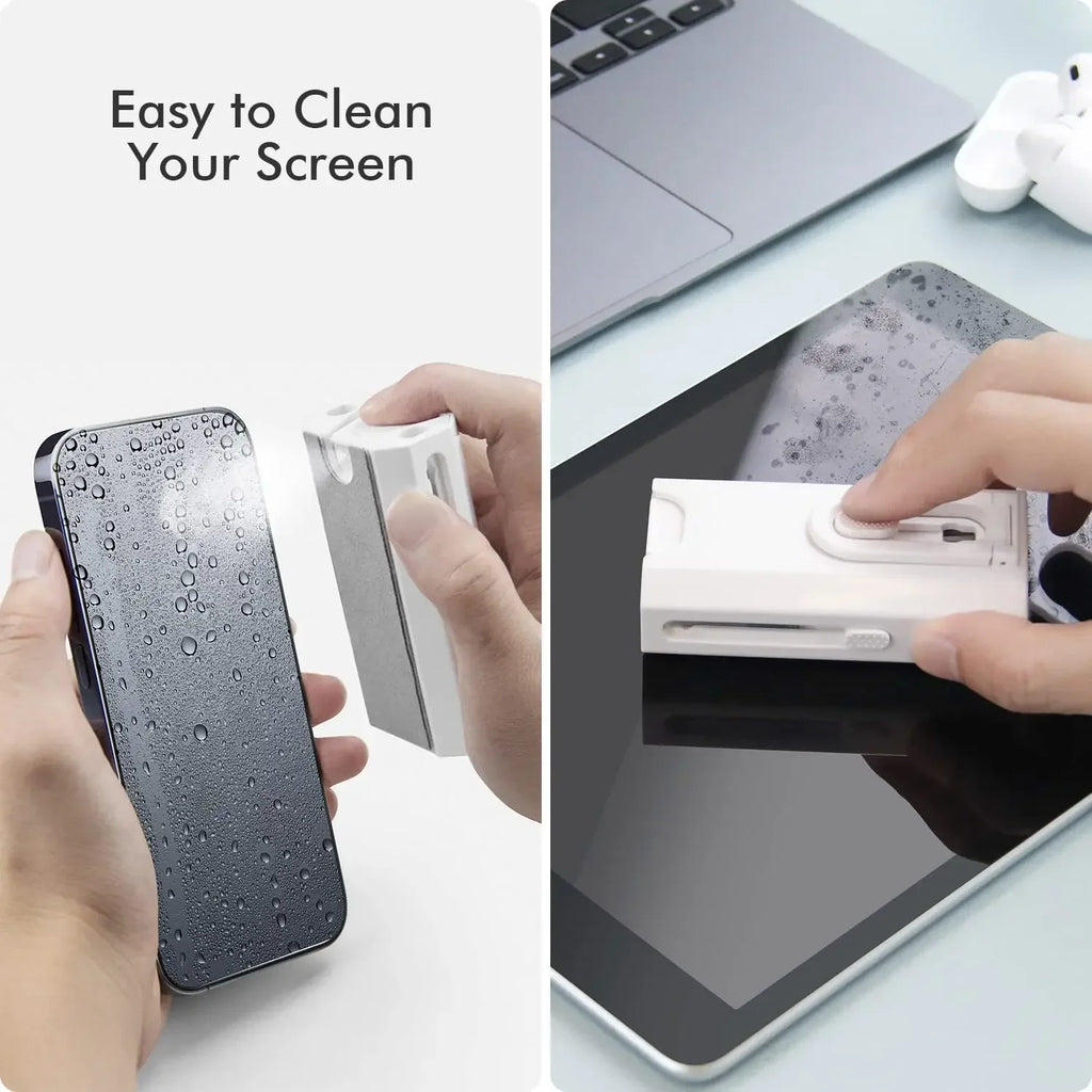 Q8 Electronic Cleaner Kit Screen Cleaner Multifunctional Cleaning Brush for Earphone Keyboard Laptop Phone PC Monitor Camera