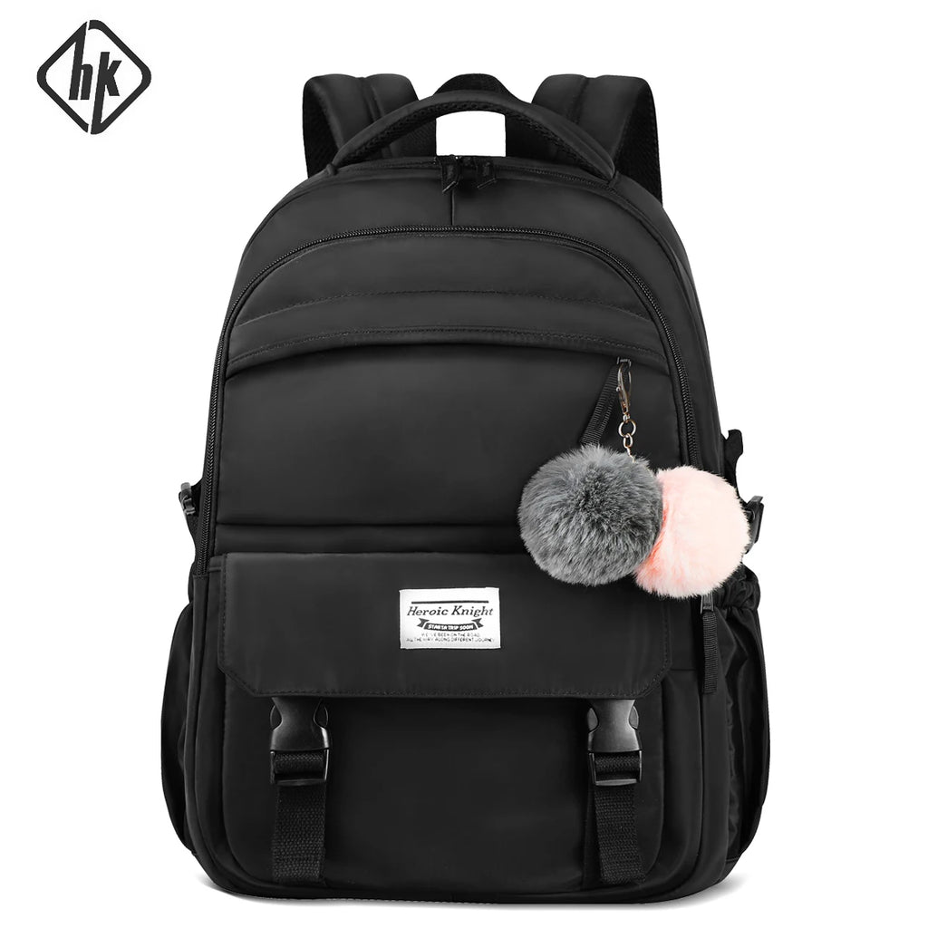 HK Large Capacity School Backpack Girls Bookbag for College Students Lightweight 15.6 inch Laptop Computer Backpack Notebook Bag