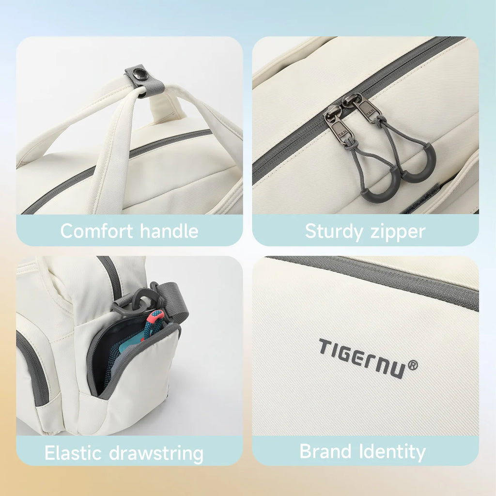Tigernu Women Shoulder Bags For Grils Handbag Women Bags Sport Crossbody Bags Commuting Pack Slingbag Female Bags Nylon Tote Bag