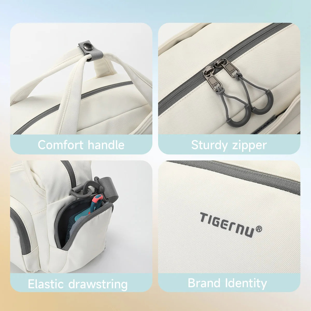 Tigernu Women Shoulder Bags For Grils Handbag Women Bags Sport Crossbody Bags Commuting Pack Slingbag Female Bags Nylon Tote Bag