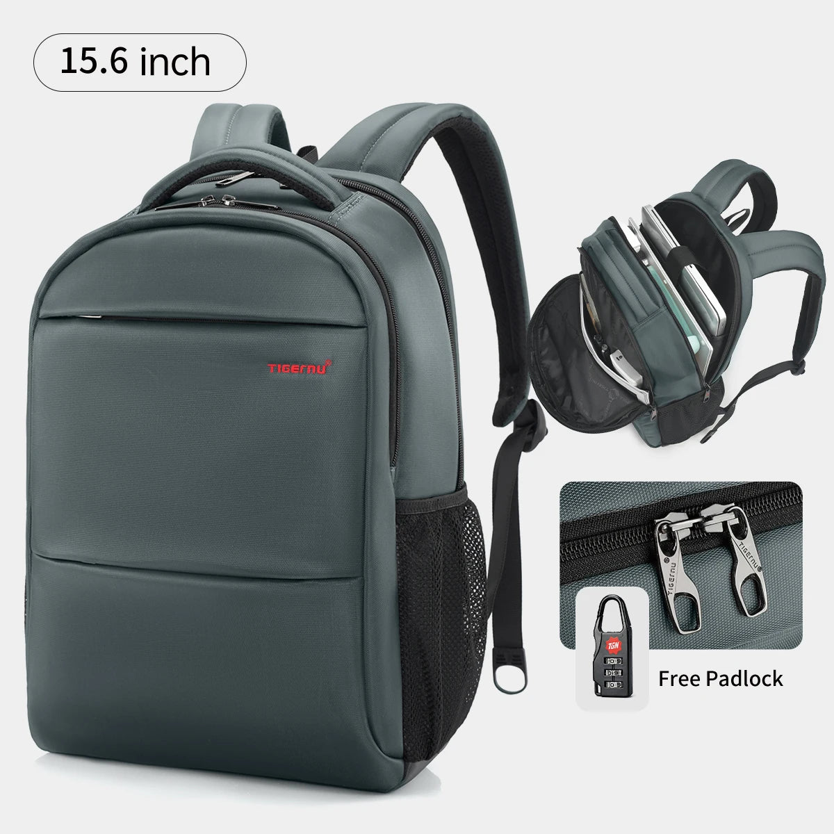 Tigernu Anti Theft Backpack For Women Large Capacity 15.6inch Laptop Backpack Bag Travel Bag Schoolbag For Women Girls