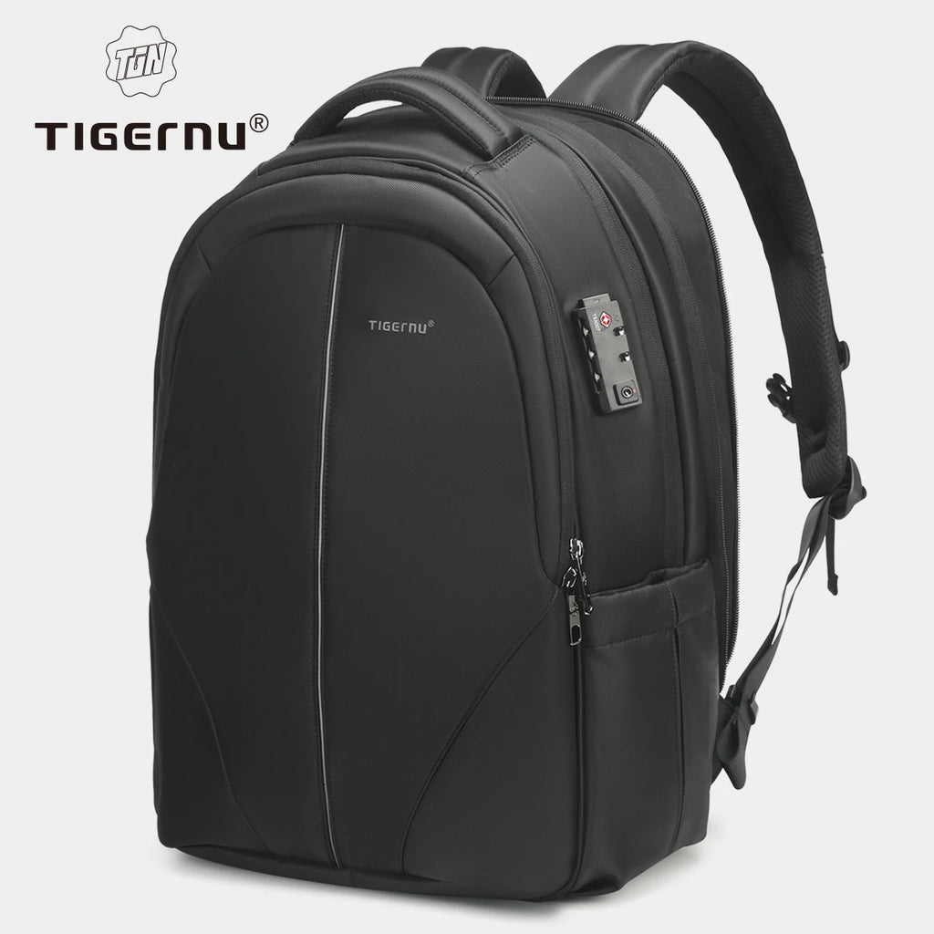 Tigernu Vacuum Compression Backpacks 15.6 17inch Laptop Backpack Men Automatic Vacuum Backpack No Pump Travel Backpack Bags TSA