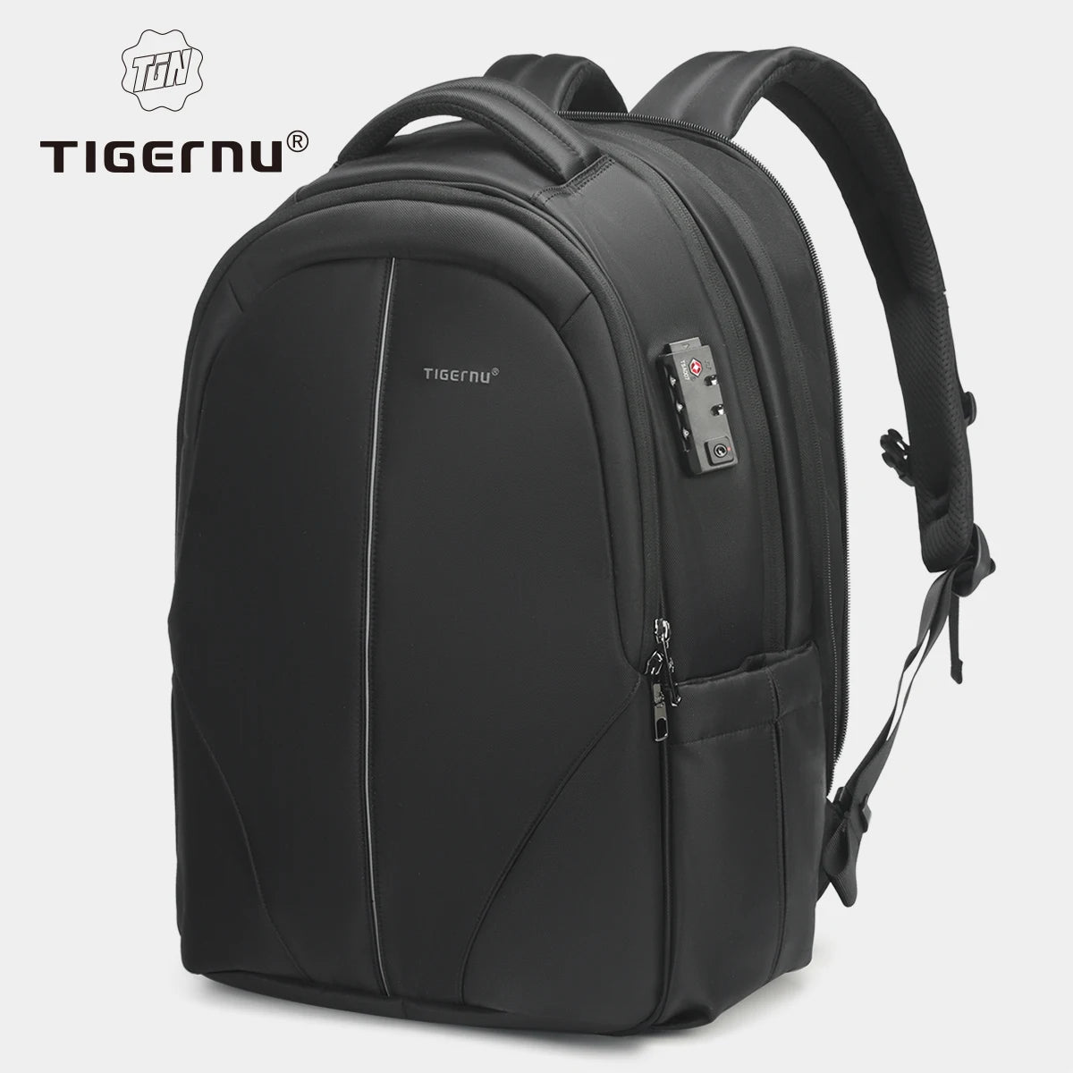 Tigernu Vacuum Compression Backpacks 15.6 17inch Laptop Backpack Men Automatic Vacuum Backpack No Pump Travel Backpack Bags TSA