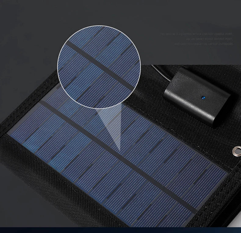 Portable USB Foldable Solar Panel, Folding Solar Panels For Travel, Mobile Phone Charging Bank, Flashlight, Fan, Mobile Phone Ba