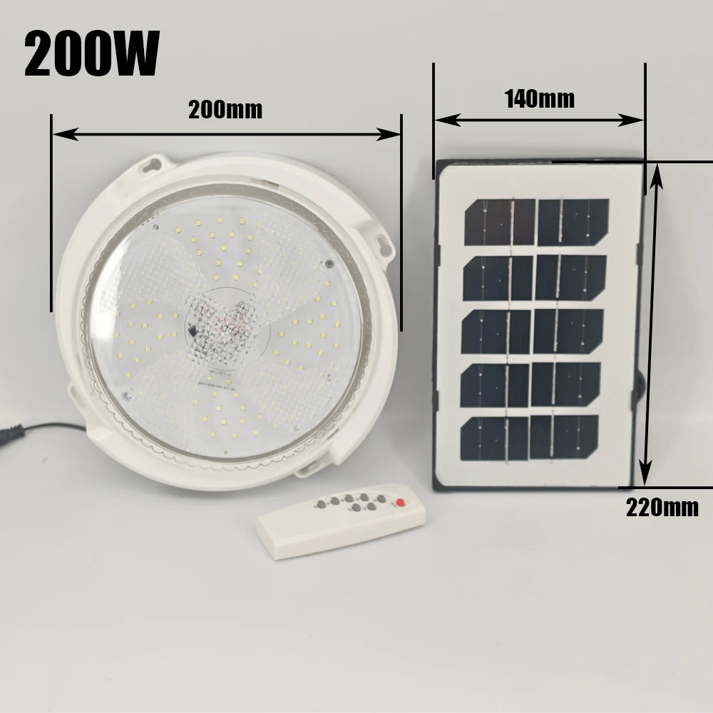 Solar lights Indoor Home Top Ceiling House Outdoor Garden pandent light Panel Lamp Fixture For Corridor Garden Living Room