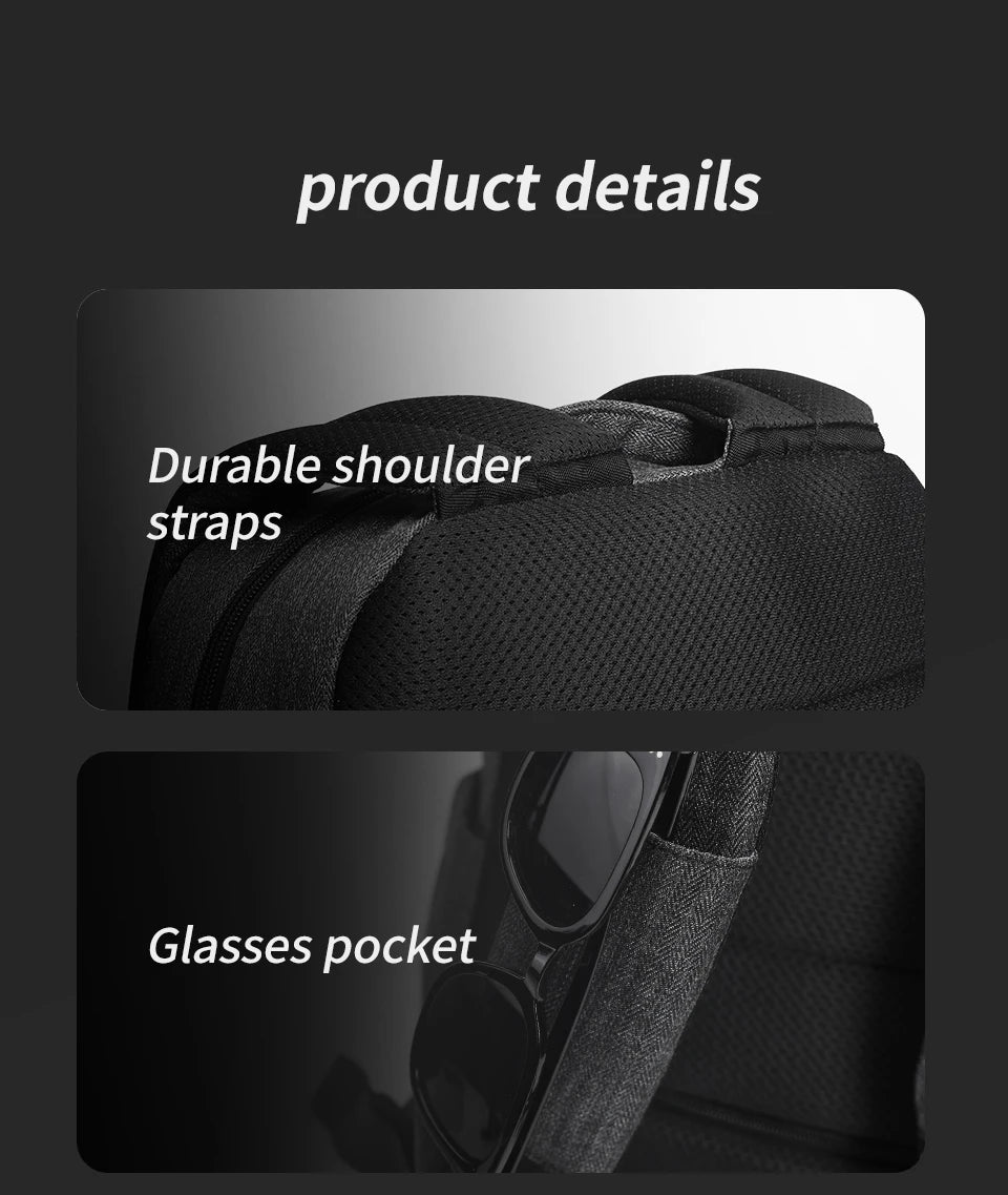 Tigernu Backpack Men Anti theft 15.6" Laptop Backpack Men Waterproof Bags Male Travel Backpack USB Charging School Backpack Bags
